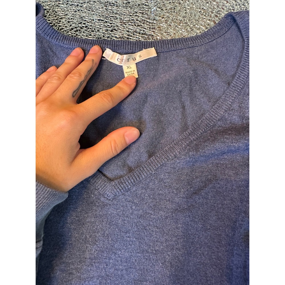 Womens Cyrus Blue Sweater